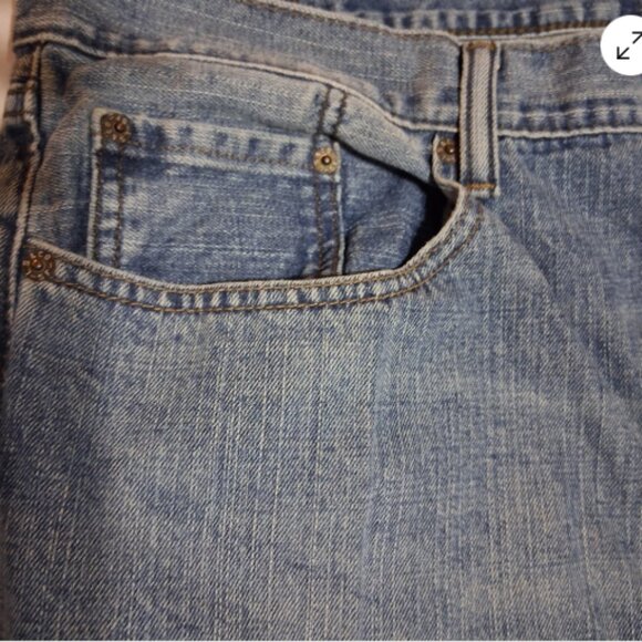 Levi's 559 Relaxed Straight Jeans Mens W40 L30 Blue Denim 5 Rivet Pre-Owned A5 - Picture 2 of 13
